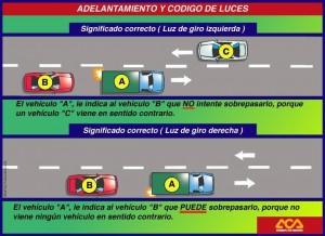 como sobrepasar un auto en rutas